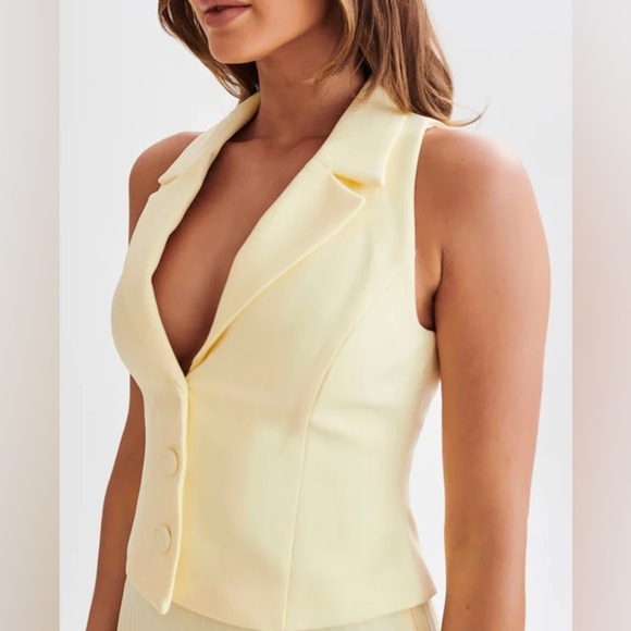 Meshki Mura Suiting Vest and Pleated Skirt - MEDIUM - Picture 4 of 8